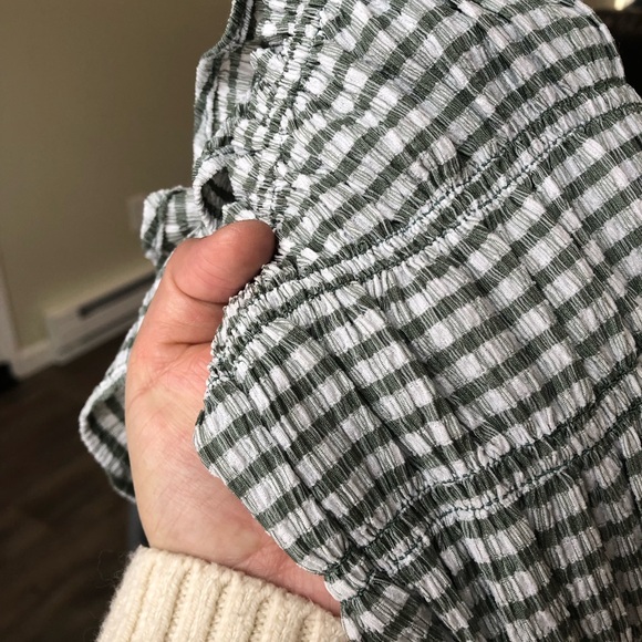 Old Navy Green and White Striped Dress - Picture 4 of 4